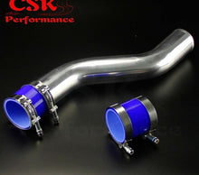 Load image into Gallery viewer, 80mm 3.15" inch 40 Degree Z / S Shape Aluminum Intercooler Pipe Piping Tube hose + Silicone hose w/ T-clamps
