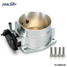 Load image into Gallery viewer, Aluminum 92MM Throttle Body For Chevy Gen III Ls1 Ls2 Ls6 Ls3 Ls Ls7 Sx Ls Cable Intake Manifold