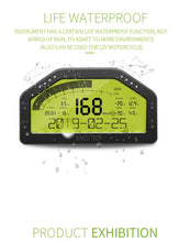 Load image into Gallery viewer, 9 in 1 Rally Car Race Dash Dashboard LCD Digital Display Gauge Waterproof Car Meter Full Sensor Kit Tachometer DO908