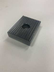 Serrated Block 3/8 Thick 1 1/4 Wide 1/8 with 3/4 Hole