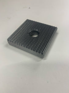 3/8 Thick 2" Wide 1/8 Serrated Block with 1/2 Hole